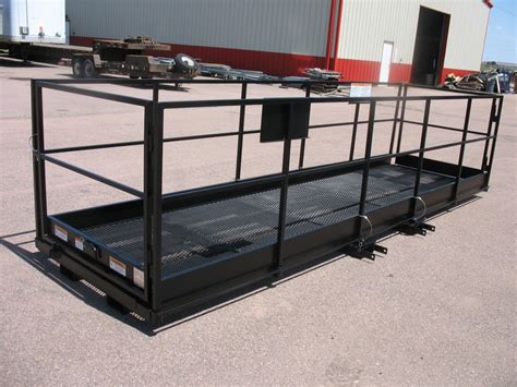 skid steer mount basket|telehandler platform manbasket.